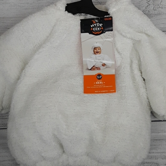 Target Hide & Eek Infant Seal Sea Life Halloween Costume Baby Seal One Piece - Picture 2 of 5